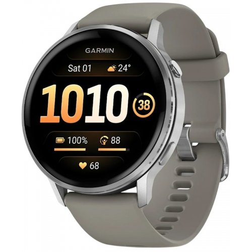Умные часы Garmin Venu 4 45mm (010-03014-41) Silver купить в Украине | Telemart фото