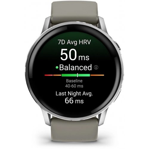 Умные часы Garmin Venu 4 45mm (010-03014-41) Silver купить в Украине | Telemart фото