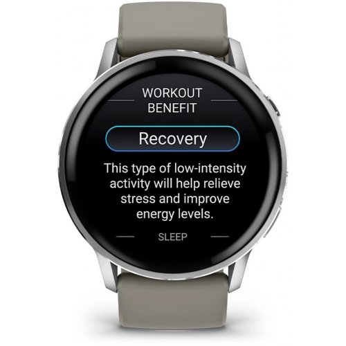 Умные часы Garmin Venu 4 45mm (010-03014-41) Silver купить в Украине | Telemart фото