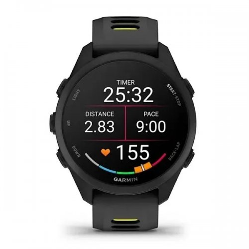 Умные часы Garmin Forerunner 170 (010-03920-50) Black/Amp Yellow купить в Украине | Telemart фото