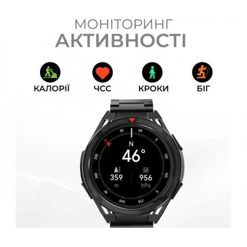 Умные часы HiFuture Active Black/Red купить в Украине | Telemart фото