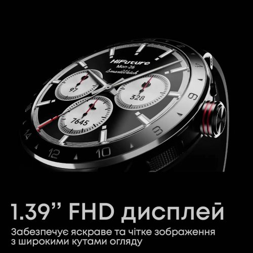 Умные часы HiFuture Flex 2 Black купить в Украине | Telemart фото