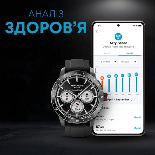 Умные часы HiFuture Flex 2 Silver купить в Украине | Telemart фото