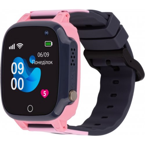 Детские смарт-часы AmiGo GO008 MILKY GPS WIFI Pink купить в Украине | Telemart фото