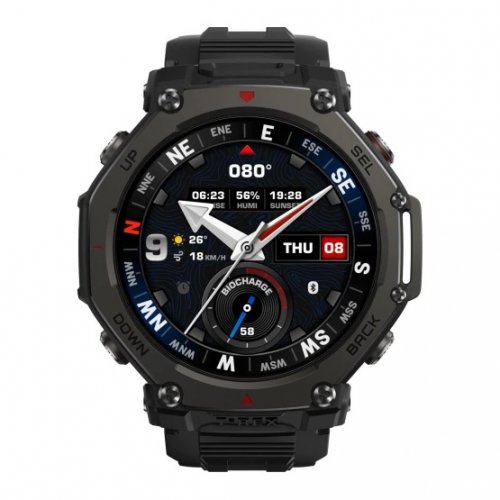 Розумний годинник Amazfit T-Rex 3 Pro 48mm (W2444OV1N) Tactical Black купити в Україні | Telemart фото