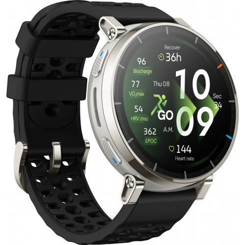 Розумний годинник Amazfit Active 3 Premium (W2559GL1N) Silver купити в Україні | Telemart фото