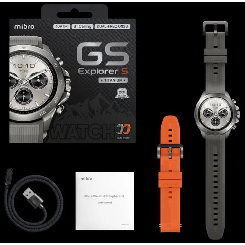 Умные часы Mibro GS Explorer S (XPAW023TS) Titanium купить в Украине | Telemart фото