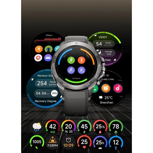Умные часы Mibro GS Explorer S (XPAW023TS) Titanium купить в Украине | Telemart фото