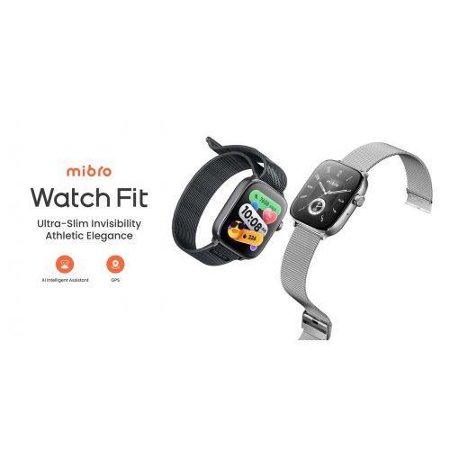 Розумний годинник Mibro Fit (XPAW027B) Black купити в Україні | Telemart фото
