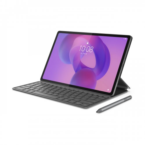 Планшет Lenovo Idea Tab Plus 12/256GB Wi-Fi + Pen and Keyboard (ZAG70699UA) Luna Grey купити в Україні | Telemart фото