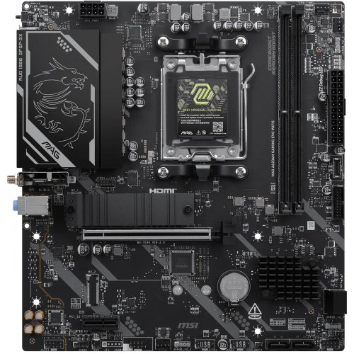 Материнская плата MSI MAG A620AM GAMING EVO WIFI5 (sAM5, AMD A620A) купить в Украине | Telemart фото
