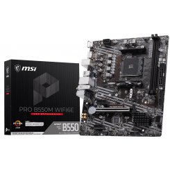 Материнская плата MSI PRO B550M WIFI6E (sAM4, AMD B550)