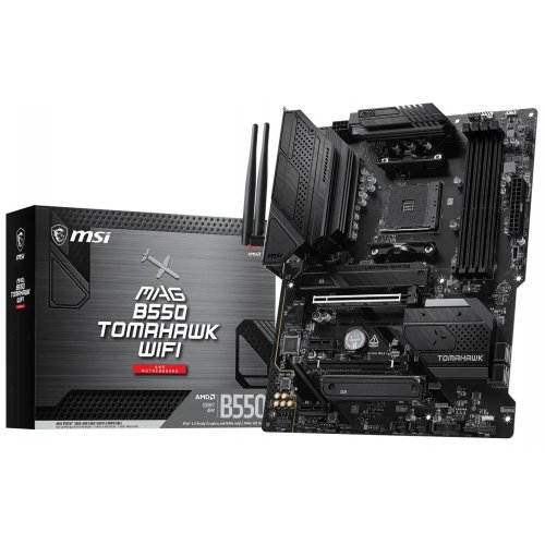 Материнська плата MSI MAG B550 TOMAHAWK WIFI (sAM4, AMD B550) купити в Україні | Telemart фото