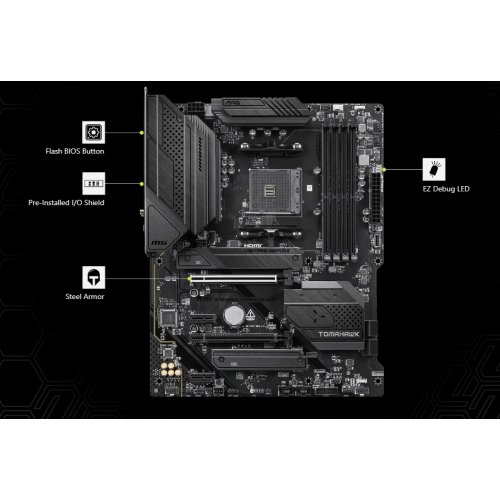 Материнська плата MSI MAG B550 TOMAHAWK WIFI (sAM4, AMD B550) купити в Україні | Telemart фото