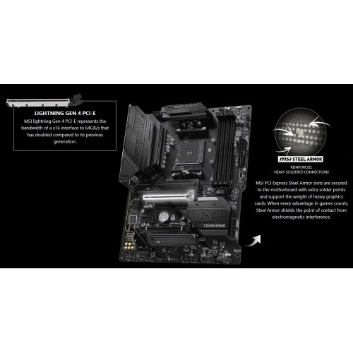 Материнська плата MSI MAG B550 TOMAHAWK WIFI (sAM4, AMD B550) купити в Україні | Telemart фото