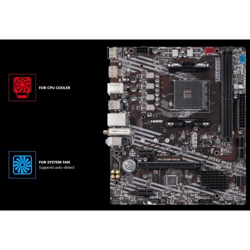Материнская плата MSI PRO A520M WIFI6E (sAM4, AMD A520) купить в Украине | Telemart фото