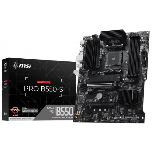 Материнская плата MSI PRO B550-S (sAM4, AMD B550) купить в Украине | Telemart фото