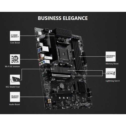 Материнская плата MSI PRO B550-S WIFI6E (sAM4, AMD B550) купить в Украине | Telemart фото