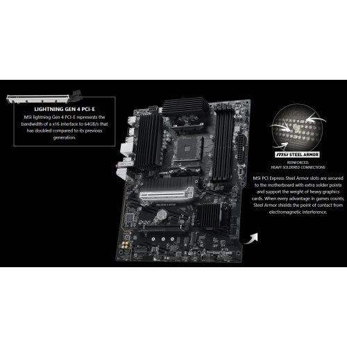 Материнская плата MSI PRO B550-S WIFI6E (sAM4, AMD B550) купить в Украине | Telemart фото