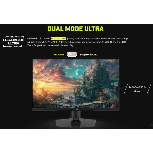 Монитор MSI 27" MAG 271KPD7 Black купить в Украине | Telemart фото