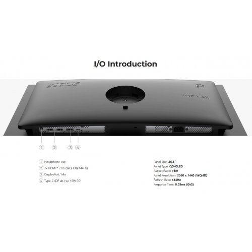 Монітор MSI 27" PRO MAX 271QPX14G Black купити в Україні | Telemart фото