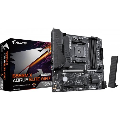 Материнская плата Gigabyte B550M X AORUS ELITE WIFI7 (sAM4, AMD B550) купить в Украине | Telemart фото