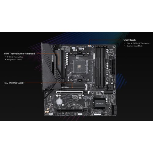 Материнская плата Gigabyte B550M X AORUS ELITE WIFI7 (sAM4, AMD B550) купить в Украине | Telemart фото