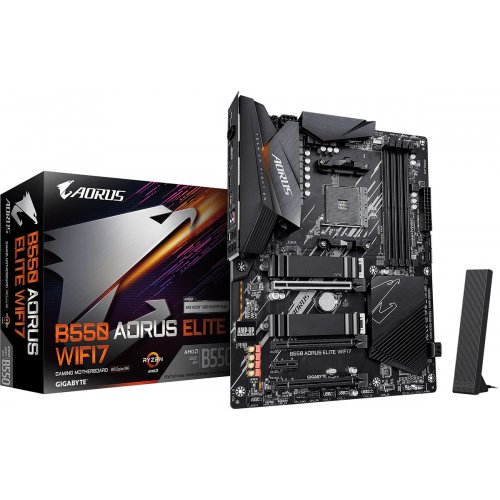Материнская плата Gigabyte B550 AORUS ELITE WIFI7 (sAM4, AMD B550) купить в Украине | Telemart фото