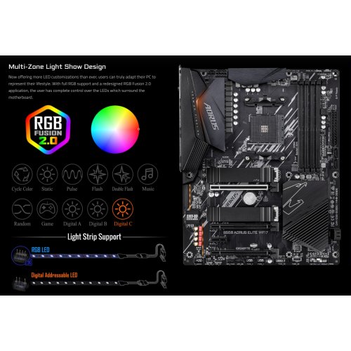 Материнская плата Gigabyte B550 AORUS ELITE WIFI7 (sAM4, AMD B550) купить в Украине | Telemart фото
