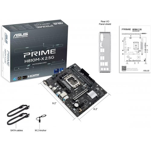 Материнская плата Asus PRIME H810M-X 2.5G (s1851, Intel H810) купить в Украине | Telemart фото