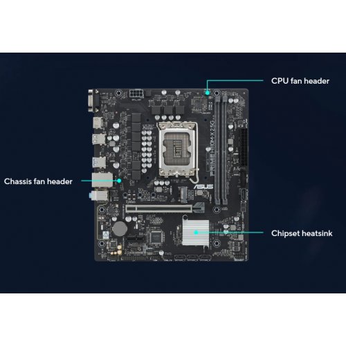 Материнская плата Asus PRIME H810M-X 2.5G (s1851, Intel H810) купить в Украине | Telemart фото