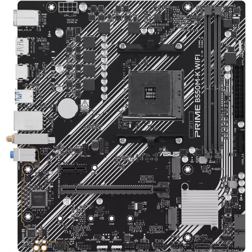Материнська плата Asus PRIME B550M-K WIFI-CSM (sAM4, AMD B550) купити в Україні | Telemart фото