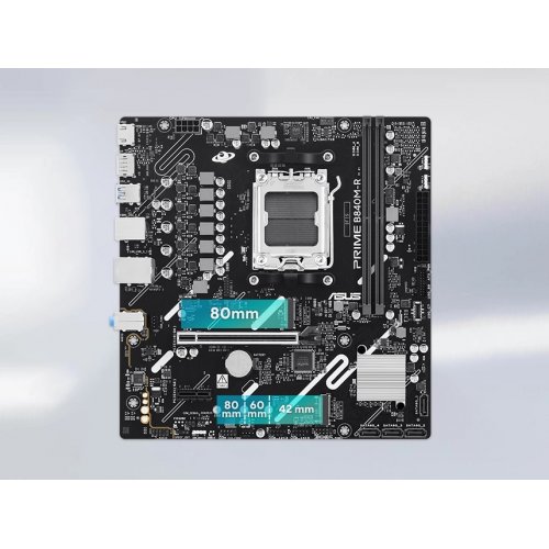 Материнська плата Asus PRIME B840M-R-CSM (sAM5, AMD B840) купити в Україні | Telemart фото