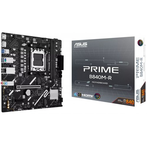 Материнська плата Asus PRIME B840M-R (sAM5, AMD B840) купити в Україні | Telemart фото
