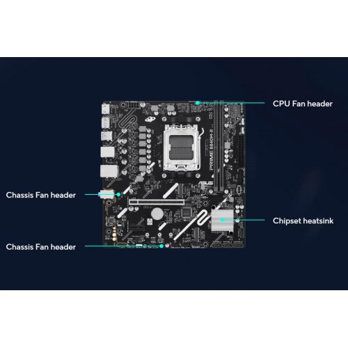Материнська плата Asus PRIME B840M-R (sAM5, AMD B840) купити в Україні | Telemart фото