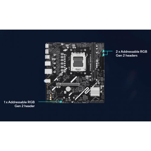 Материнська плата Asus PRIME B840M-R (sAM5, AMD B840) купити в Україні | Telemart фото