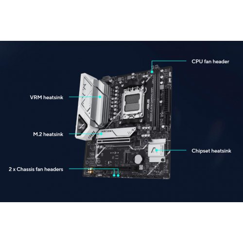 Материнская плата Asus B850M-E AYW GAMING WIFI (sAM5, AMD B850) купить в Украине | Telemart фото