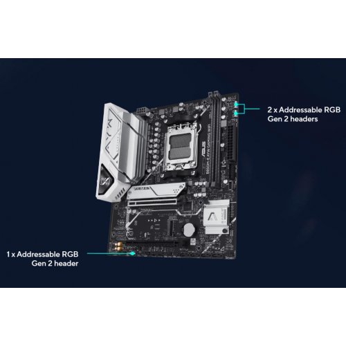 Материнская плата Asus B850M-E AYW GAMING WIFI (sAM5, AMD B850) купить в Украине | Telemart фото
