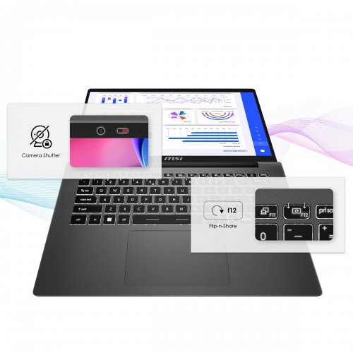 Ноутбук MSI Modern 14 F1MG-885XUA (9S7-14S113-885) Urban Silver купить в Украине | Telemart фото