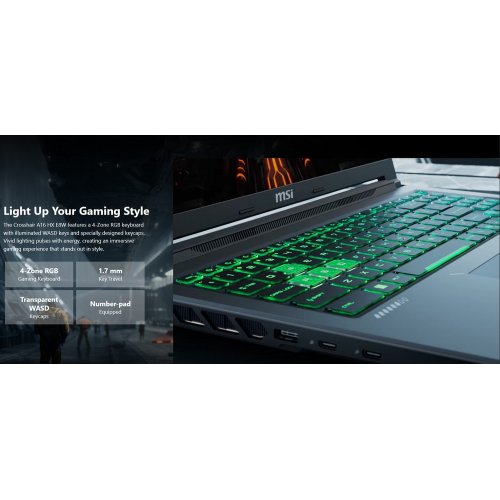 Ноутбук MSI Crosshair A16 E8WGK-029XUA (9S7-265L43-029) Core Black купить в Украине | Telemart фото