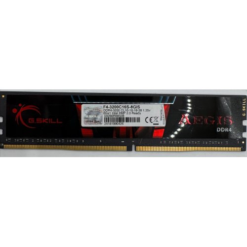 Озп G.Skill DDR4 8GB 3200Mhz Aegis (F4-3200C16S-8GIS) (Відновлено продавцем, 907399) купити в Україні | Telemart фото