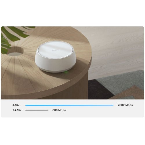 Уценка wi-fi роутер TP-LINK Deco BE22 BE3600 Whole Home Mesh WiFi 7 System (2-pack) (Вскрытая упаковка, 907401) купить в Украине | Telemart фото