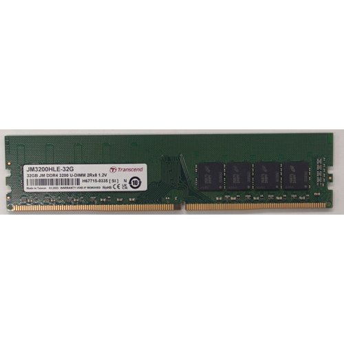 Озу Transcend DDR4 32GB 3200Mhz JetRam (JM3200HLE-32G) (Восстановлено продавцом, 907456) купить в Украине | Telemart фото
