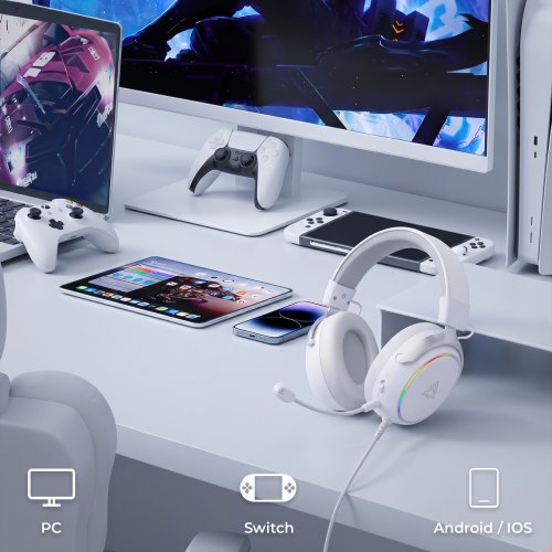 Наушники Ajazz AHM10 Max (AHM10-MAX-B) Black купить в Украине | Telemart фото