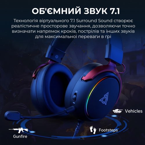Наушники Ajazz AHW10 (AHW10-B) Black купить в Украине | Telemart фото