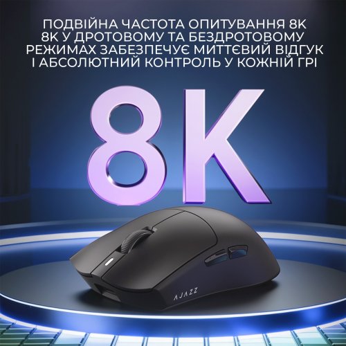 Мышка Ajazz AJ139 Near Link V3 Pro+ Wireless (AJ139-NL-V3-PRO-B) Black купить в Украине | Telemart фото