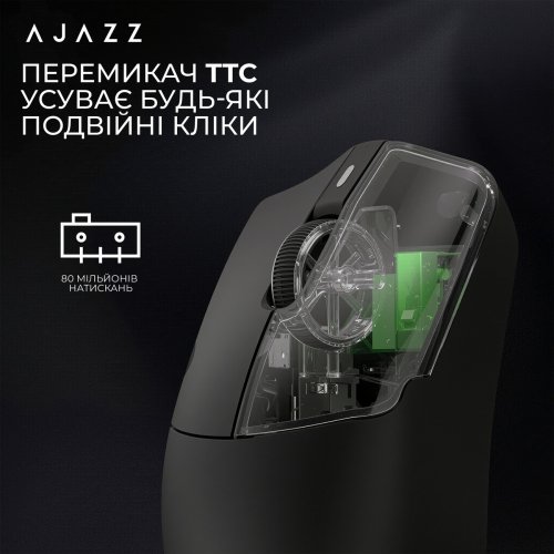 Мышка Ajazz AJ139 Near Link V3 Pro+ Wireless (AJ139-NL-V3-PRO-B) Black купить в Украине | Telemart фото