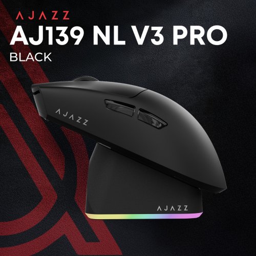 Мышка Ajazz AJ139 Near Link V3 Pro+ Wireless (AJ139-NL-V3-PRO-B) Black купить в Украине | Telemart фото
