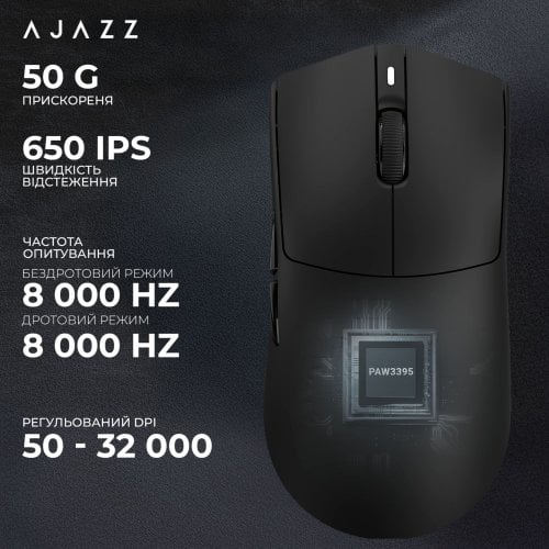 Миша Ajazz AJ139 Near Link V3 Pro+ Wireless (AJ139-NL-V3-PRO-W) White купити в Україні | Telemart фото