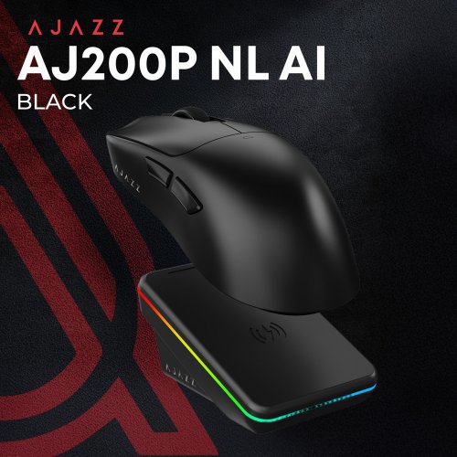 Мышка Ajazz AJ200P Near Link AI MC Wireless (AJ200P-NL-AI-MC-B) Black купить в Украине | Telemart фото